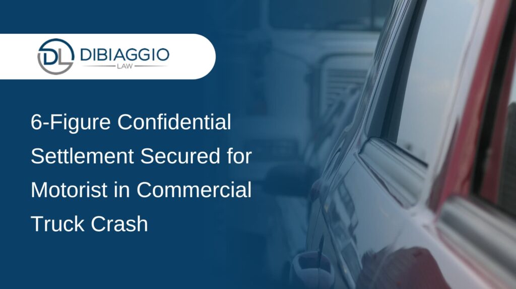 6-Figure Confidential Settlement Secured for Motorist in Commercial Truck Crash 1 Florida, personal injury law firm achieved settlement secured for motorist in commercial truck crash. Call (561) 473-9800 to schedule your free consultation.
